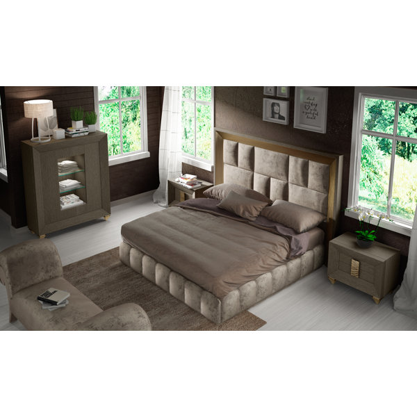 Hispania Home London Bedor111 Bedroom Set 4 Pieces Wayfair